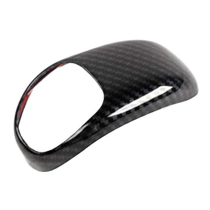 Carbon Fiber Gear Shift Knob Shifter Lever Cover Trim Decoration