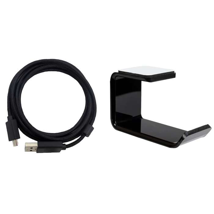 Acrylic Headphone Bracket Wall Mounted Headset Holder Desk