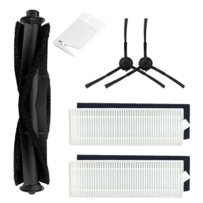 6pcs Main Side Brush Filter Dust Bag for Lydsto R1 Vacuum Cleaner