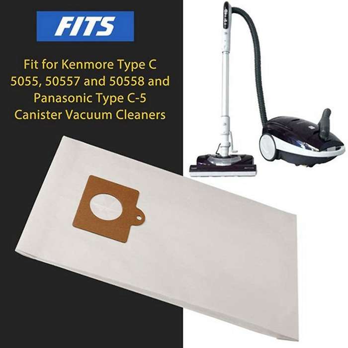 6 Pack Replacement Canister Vacuum Cleaner Bags for Kenmore