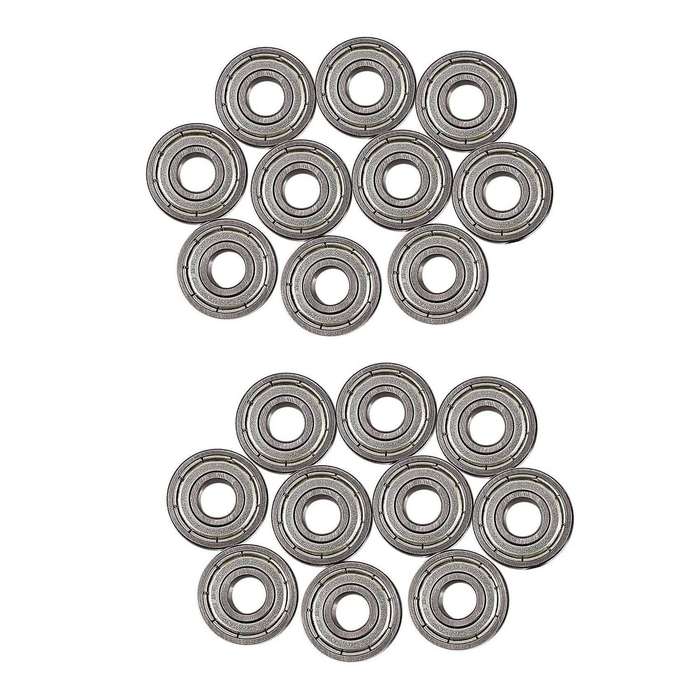 10 Piezas 607zz 19 X 7 X6mm Profundidad Metal Rodamientos De Bola
