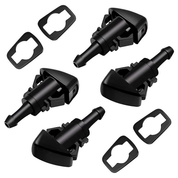 4 Pack Front Windshield Washer Nozzles Kit for Chrysler Dodge Ram