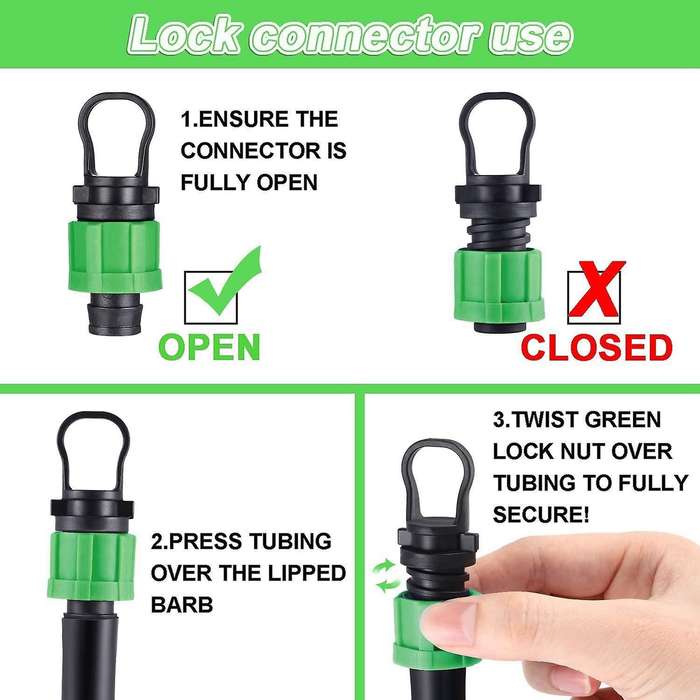 Drip Irrigation Tubing End Cap Plug 1/2 Inch for 16mm Tape Tubing