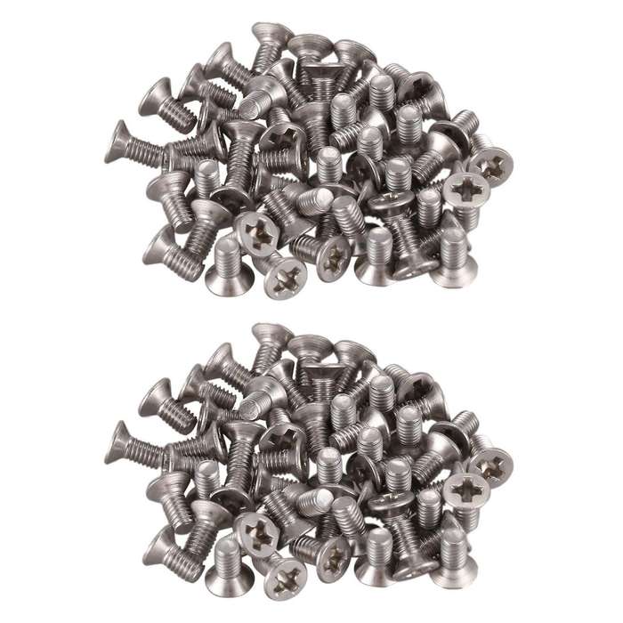 20x M3 X 6 Mm Schlitz Phillips Senkkopf Schrauben Maschinenschrauben