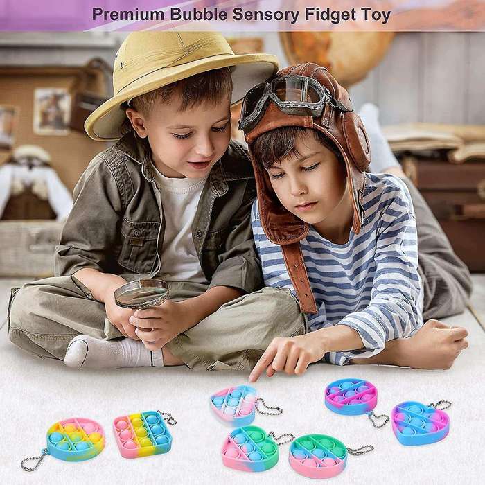 9 Pcs Fidget Sensory Toy Simple Fidget Toy Office Desk Toy for Kids