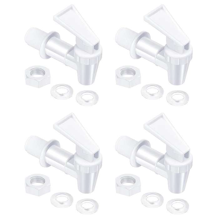 4 Pcs Cooler Faucet Water Bottle Jug, Dispenser Tap Set, Reusable B