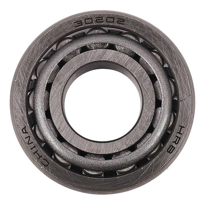 Single Row 15mm X 35mm X 12mm Tapered Roller Bearing 30202 Silver