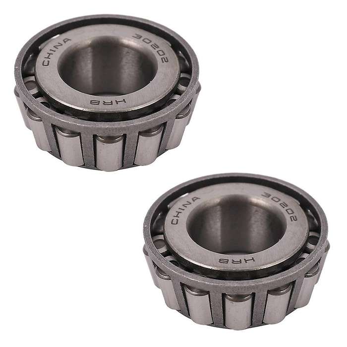 Single Row 15mm X 35mm X 12mm Tapered Roller Bearing 30202 Silver