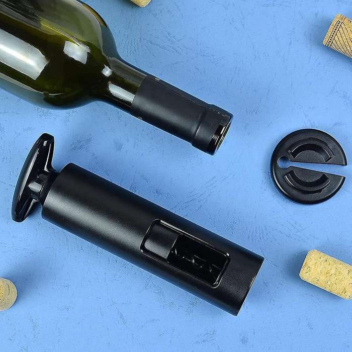 Wine Bottle Opener with Foil Cutter No Need Charge Labor Saving