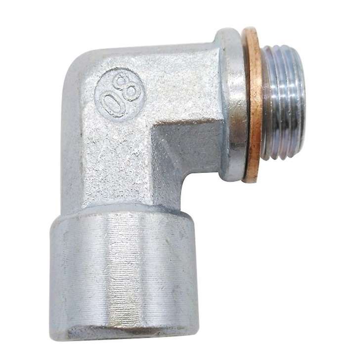 M18x1.5 O2 Oxygen Sensor Angled Extender Spacer 90 Degrees