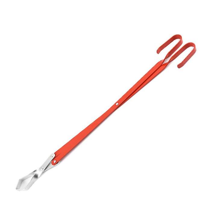 Bbq Charcoal Tong Barbecue Carbon Clamp Aluminum Plier Clip 50.8cm