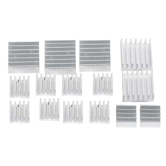 15 Pcs One Set Aluminum Heatsink Cooler Kit Sink