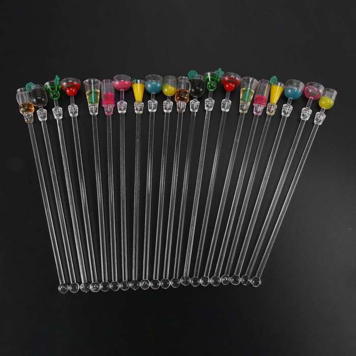Tropical Drink Stirrers Cocktail Drink Stirrers 9 Inch Mixer Bar