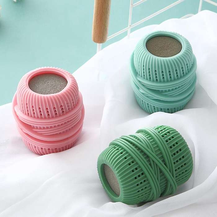 3 Pieces Of Laundry Ball Drum Washing Machine Supplies Dark Green