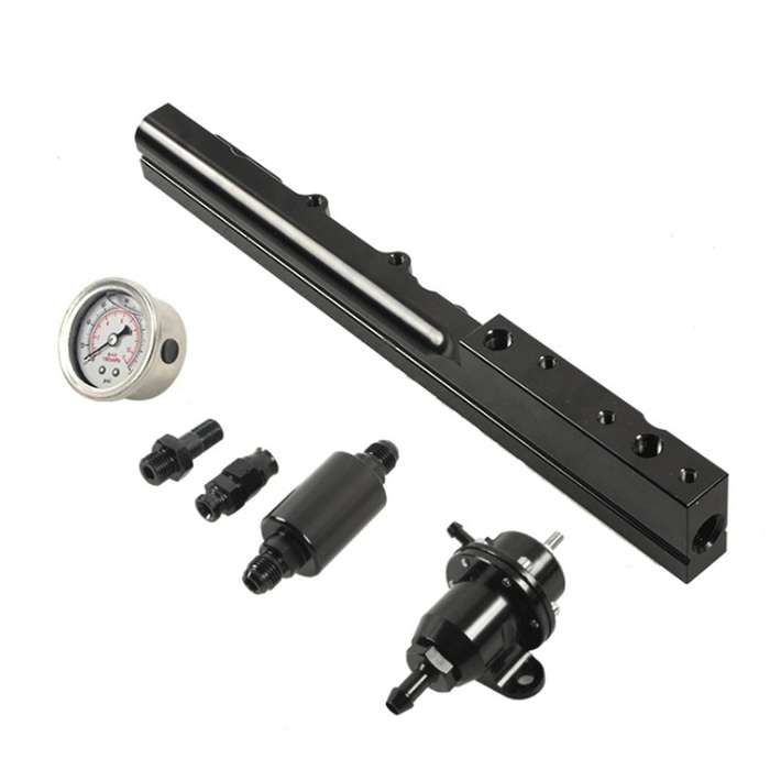 Fuel Pressure Regulator Gauge Fuel Rail Kit for Honda Civic D-series