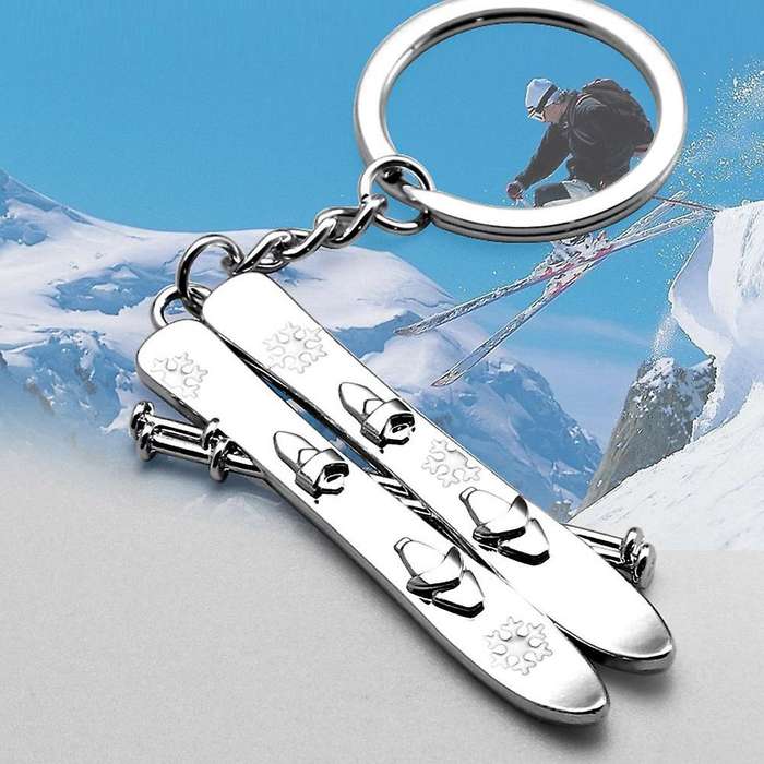 5 Pack Snowboarder Gift 3d Snowboard Keychain Snowboarding Keychain