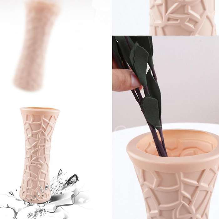Vases Imitation Ceramic Flower Pot for Home Corridor Office Decor,c