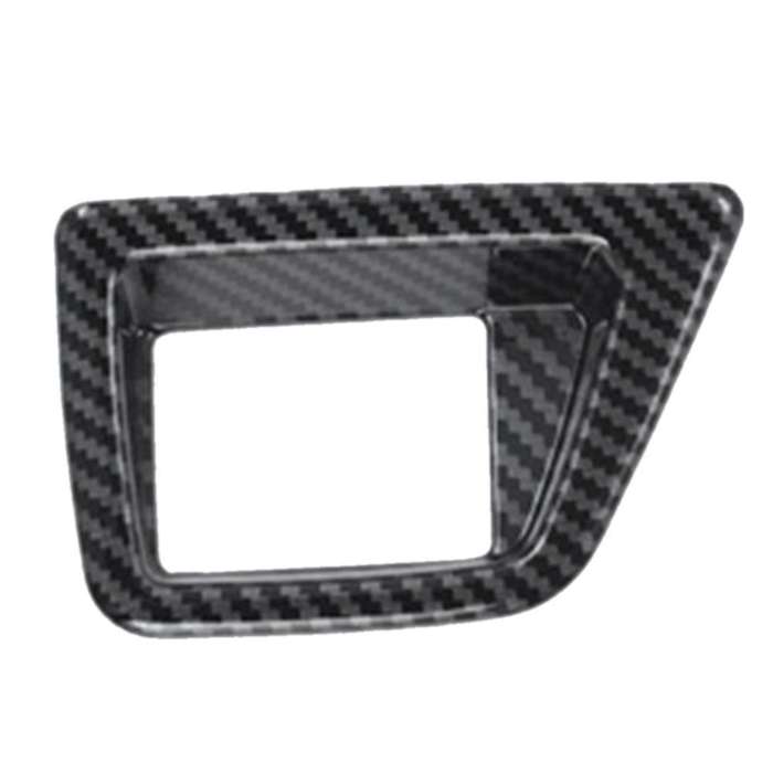 Carbon Fiber Car Headlight Adjustment Switch Cover Sticker Decoration