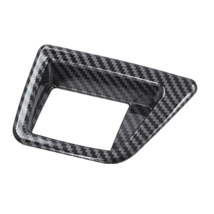 Carbon Fiber Car Headlight Adjustment Switch Cover Sticker Decoration