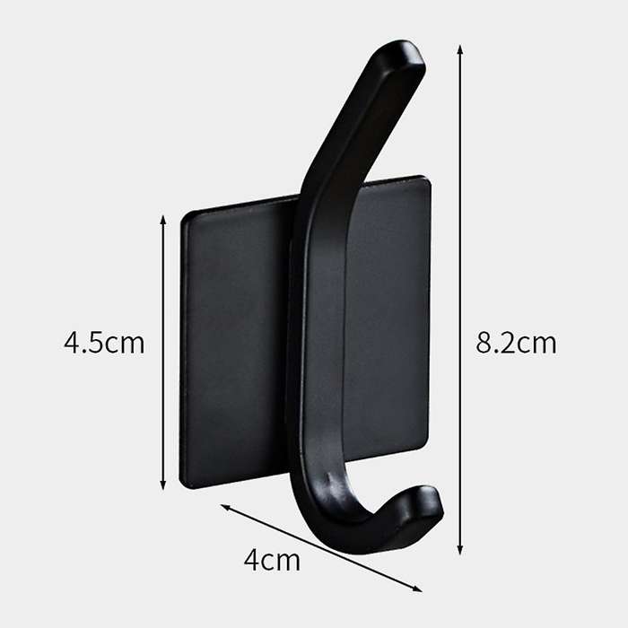 Towel Hook / Adhesive Hook - 4 Piece Set, Waterproof Aluminum Alloy