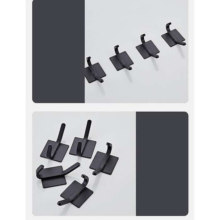 Towel Hook / Adhesive Hook - 4 Piece Set, Waterproof Aluminum Alloy