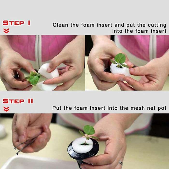 100pcs/set Planted Sponge Vegetable Cultivation System 32x30mm