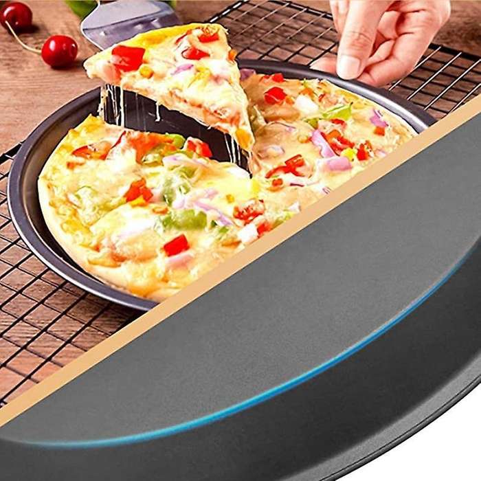 Round Nonstick Household Mould Pizza Pan Oven Pizza Baking Pan