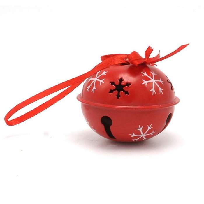 Christmas Decor for Home Snowflake Jingle Bell Farmhouse Craft Bells