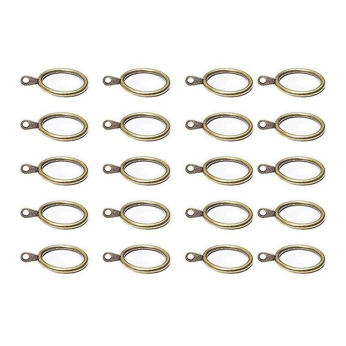 20 X Iron Curtain Ring and Rod Suspension Ring 32mm (bronze)