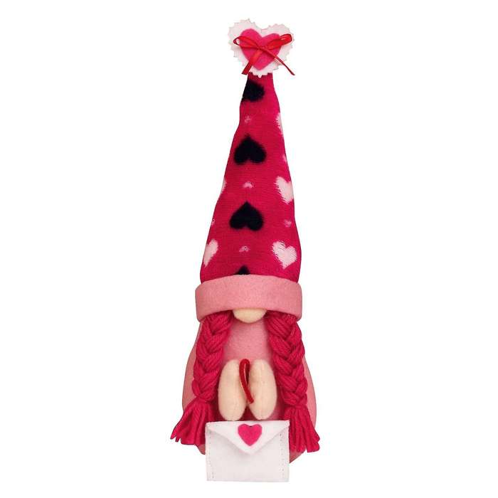 Valentines Day Gnome Doll - Swedish Dwarf Figurines Table Decor, A