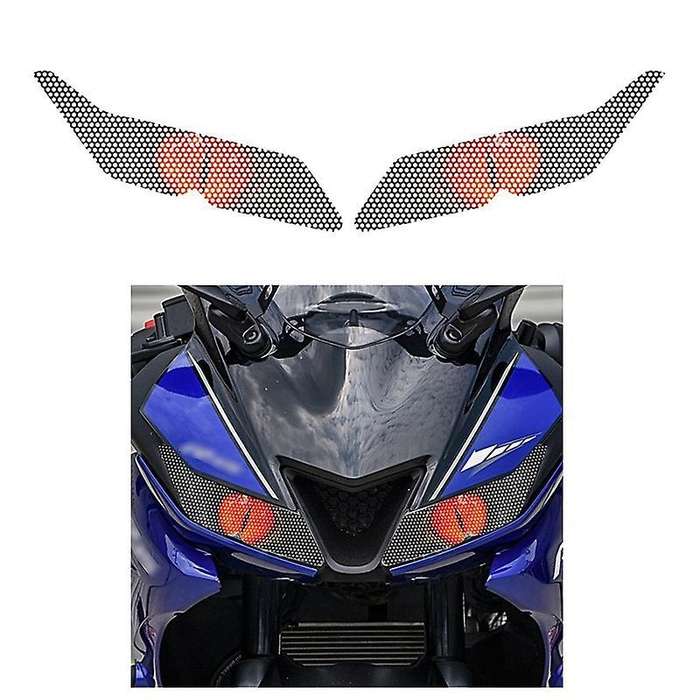 Motorcycle Headlight Sticker Eye Body for Yamaha Yzfr15 2017 2018 A