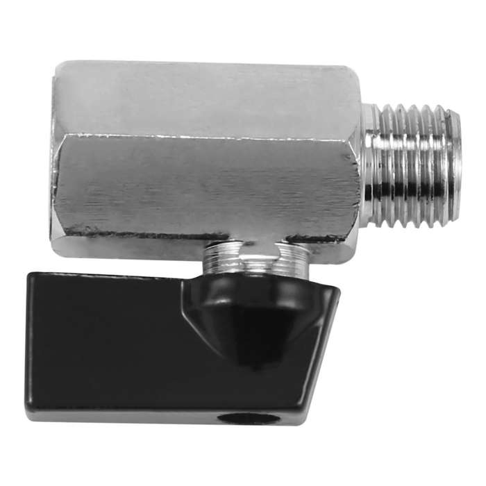 2x Chrome Brass 1/4inch Bsp Ball Valve Threads Tap