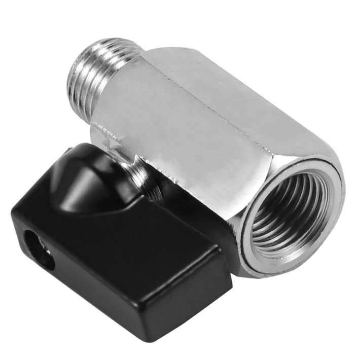 2x Chrome Brass 1/4inch Bsp Ball Valve Threads Tap