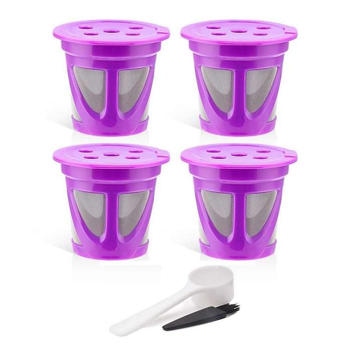 4pcs for Keurig K Cup Refillable Coffee Capsule Reusable K-cup,c