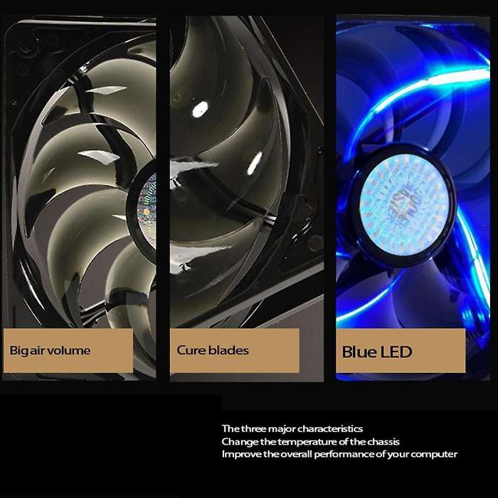 Cooler Master 120 120mm Pwm Chassis Fan Gale Volume Fan (no Light)