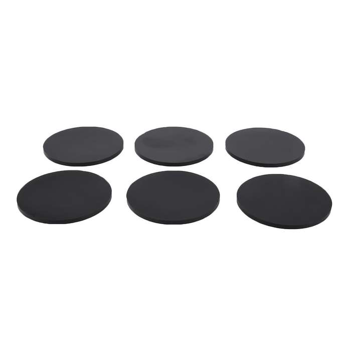 Simple Modern 6pcs Silicone Coaster Glass Placemats Non Slip