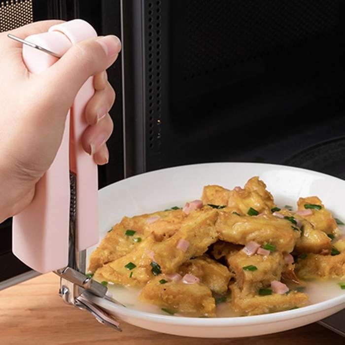 Anti-scald Clip Plate Bowl Clamp Pot Holder Hot Pan Gripper Kitchen
