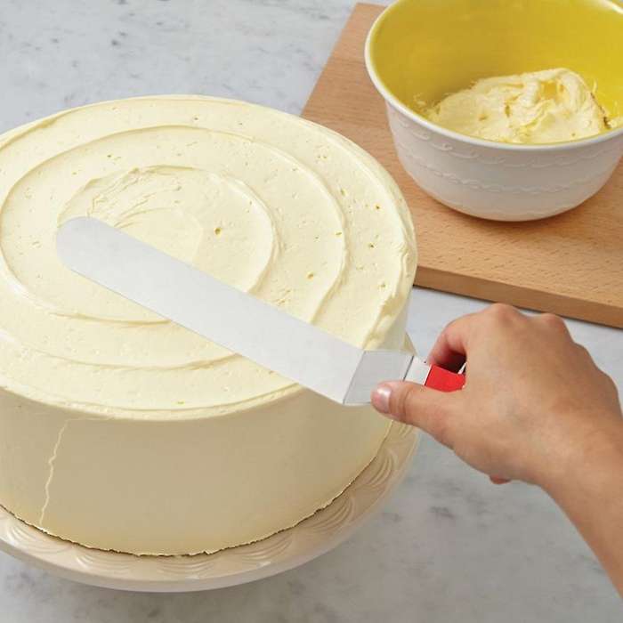 Offset Spatula Set Cake Frosting Angled Icing Spatula for Decorating