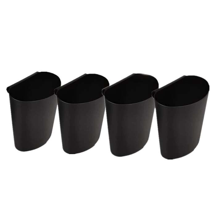 4 Pieces Of Hanging Basket Portable Storage Basket Tool Black