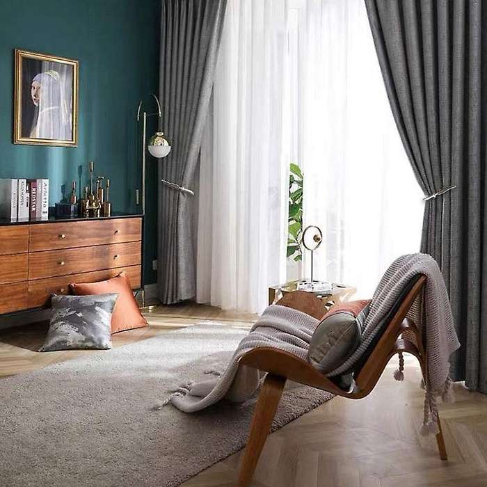 Set Of 2 Metal Curtain Holdbacks, Feather Design Tiebacks for Bedroom