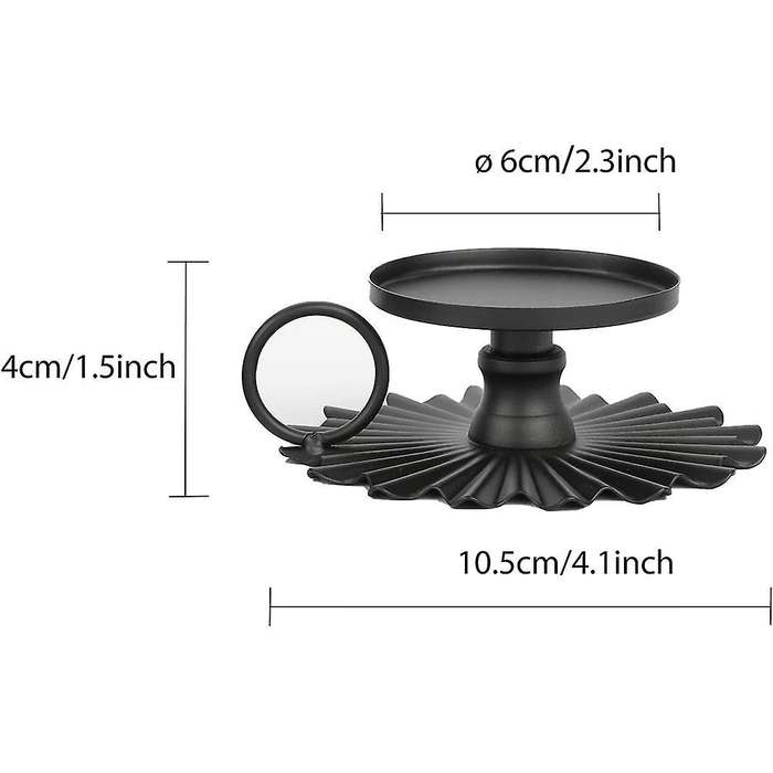 Set Of 2,decorative Metal Candle Holder, Dining Table/home Decoration