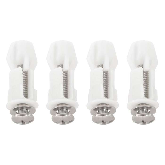 Toilet Seat Hinges Screws Wc Hole Fixing Easy Installation 8 Pack