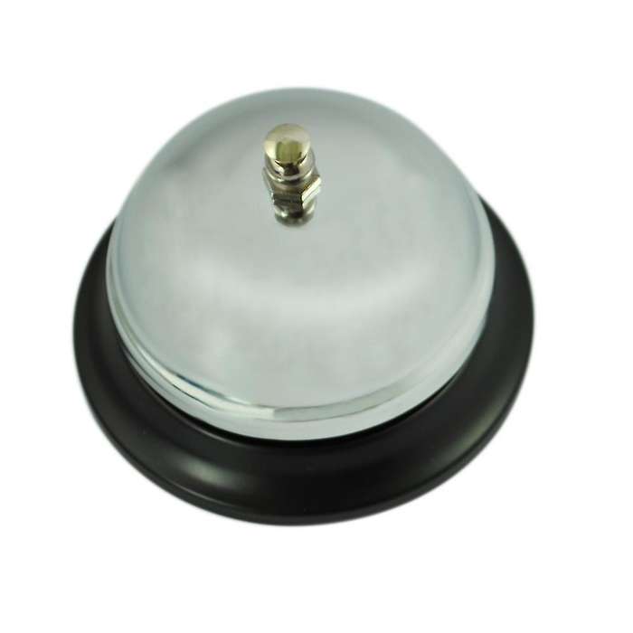 Classic Service Concierge Hotel B & B Desk Call Steel Bell