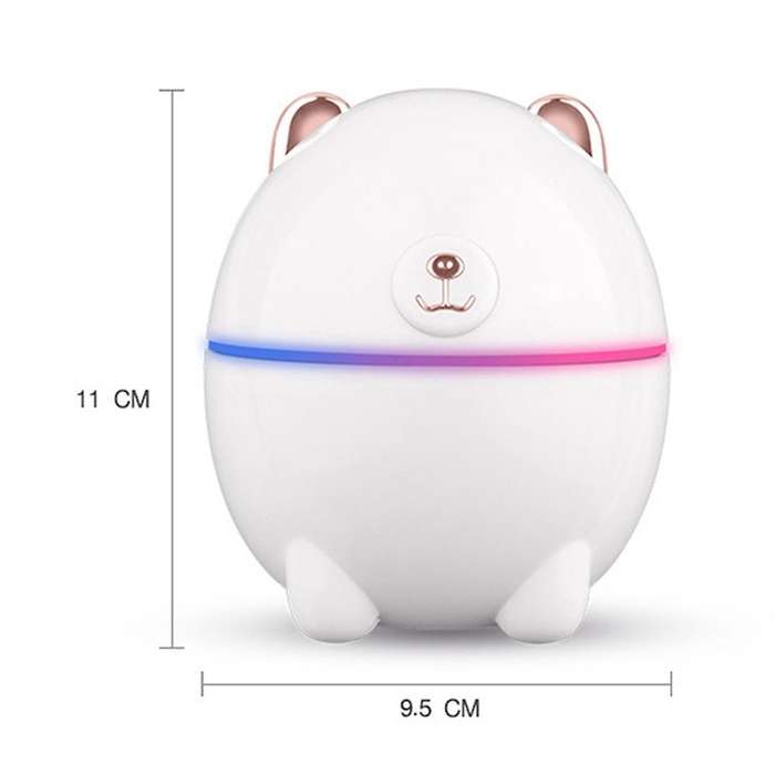 Air Humidifier Pet Mini Household Small Usb Led Night Lamp ,blue