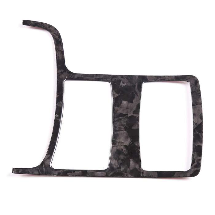 Car Real Carbon Fiber Gear Shift Mode Button Panel Cover