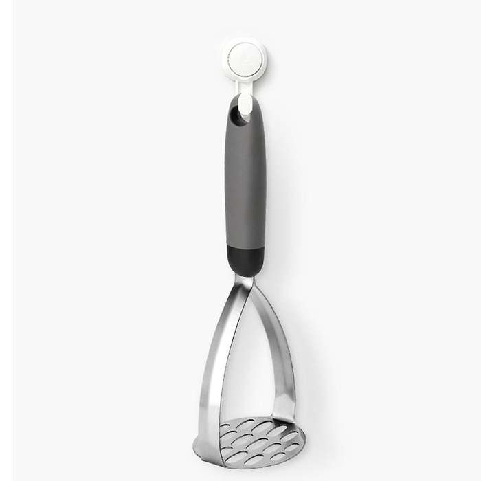 Stainless Steel Potato Masher, with Non-slip Handle for Vegetable(b)
