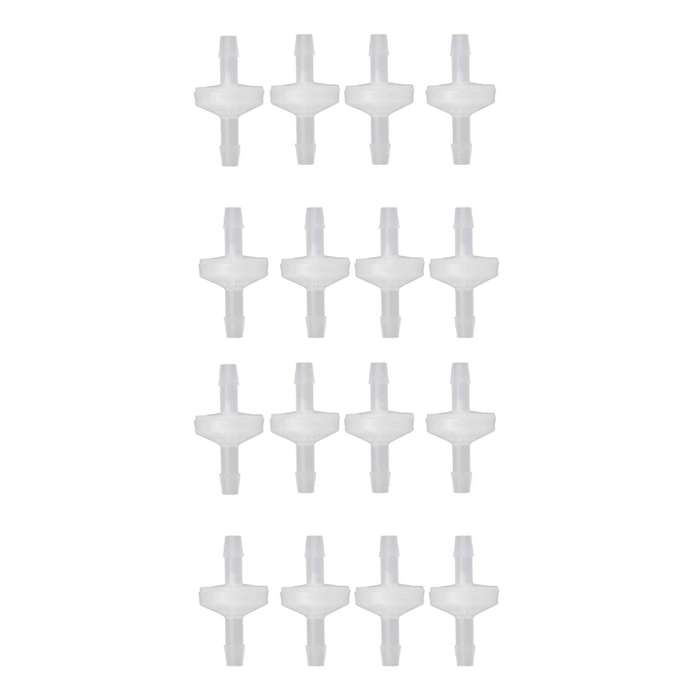 16 Pcs 1/4inch Check Valve 6mm Pvdf One Way Valve Inline Check Valve