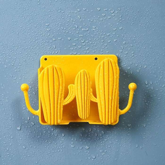 4pc/set Plastic Storage Box, Remote Control Mobile Phone Plug Holder