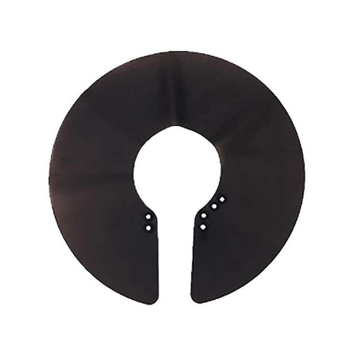 Magnetic Haircut Shawl Waterproof Silicone Hairdressing Shield(black)