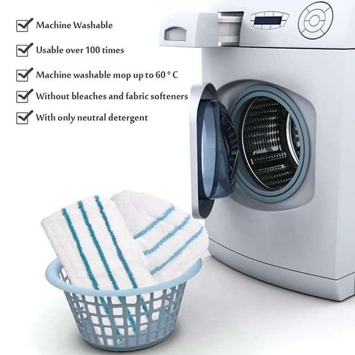 Machine Washable Microfiber Pad + Cleaning Pad Replacement Pad